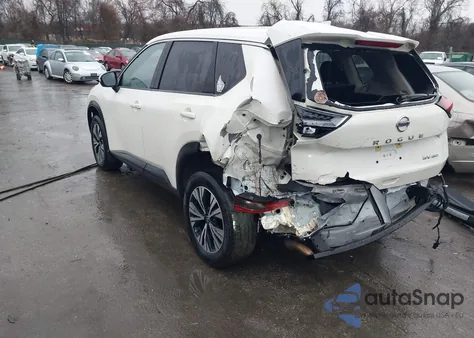 2021 Nissan Rogue Sv Intelligent Awd из США, поврежденный, VIN JN8AT3BB0MW208592